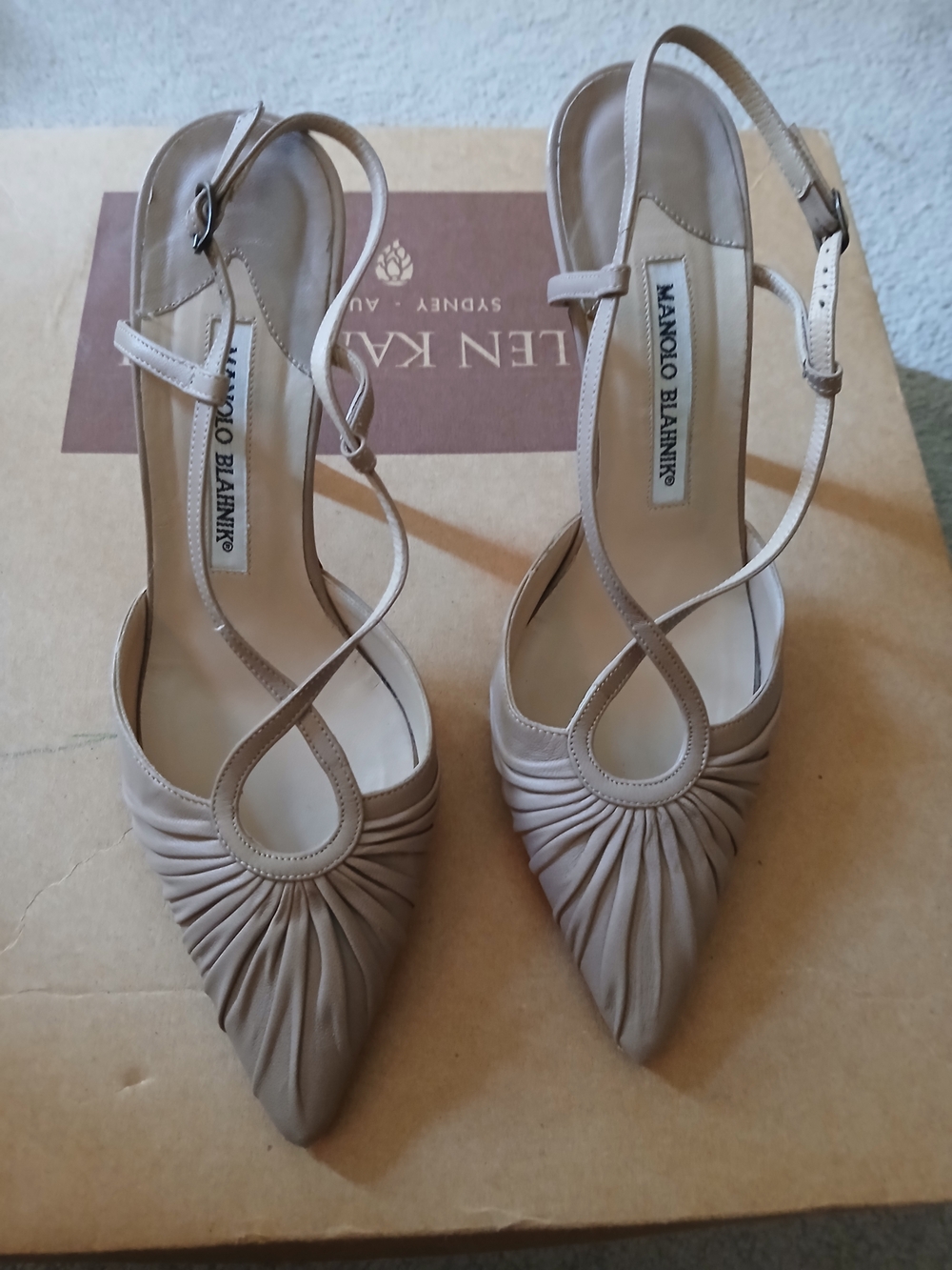 Authentic Manolo Blahnik Slingback Heels